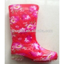 Botas de lluvia de mujeres de la venta Botas de tobillo impermeables para mujer lluvia B-820